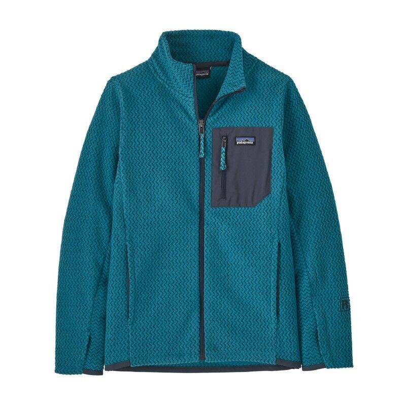Patagonia K's R1 Air Full-Zip Jacket - Fleecetröjor - Børn Glacial Blue XS