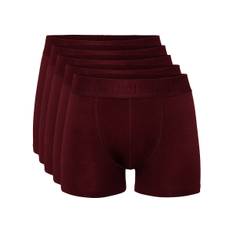 Resteröds Boxer Bambu 5-pack Vinröd - M