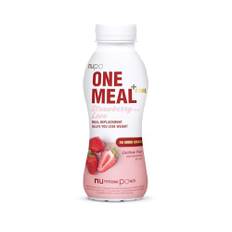 NUPO® Mahlzeitenersatz Trinkmahlzeit zum abnehmen [Erdbeere - 12 Stk.] - Diät Drink zum abnehmen - Abnehm Shake Mahlzeitersatz - Drink Mahlzeit - Nahrungsersatz - Flüssignahrung Mensch