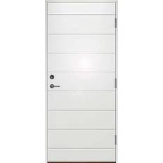 Källvikendörren Ytterdörr Popular 600 Vit - 100 x 200 cm