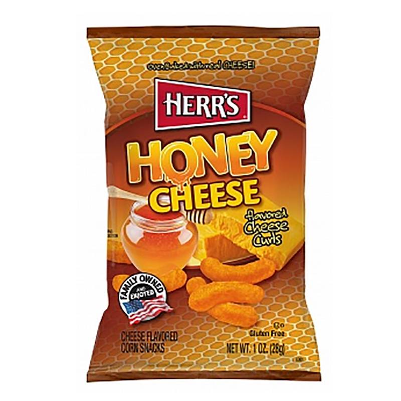 Herr's Cheese Curls Honey Cheese