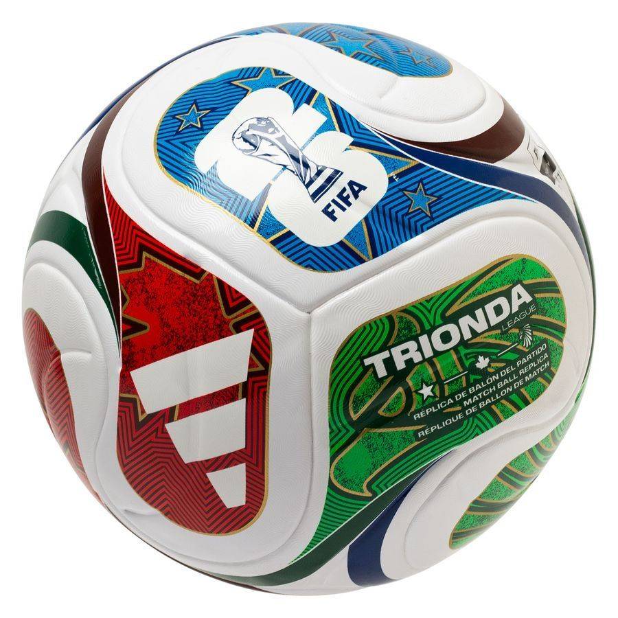 adidas Fodbold Trionda League VM 2026 - Hvid/Konge blå/Rød/Grøn.