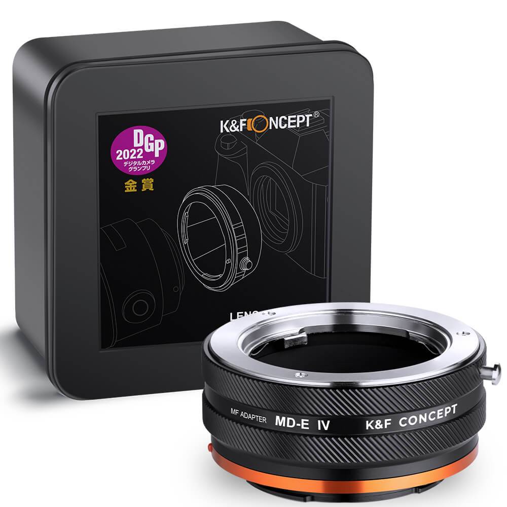 K&F Concept Objektivadapter IV Pro till Minolta MD MC objektiv för Sony E
