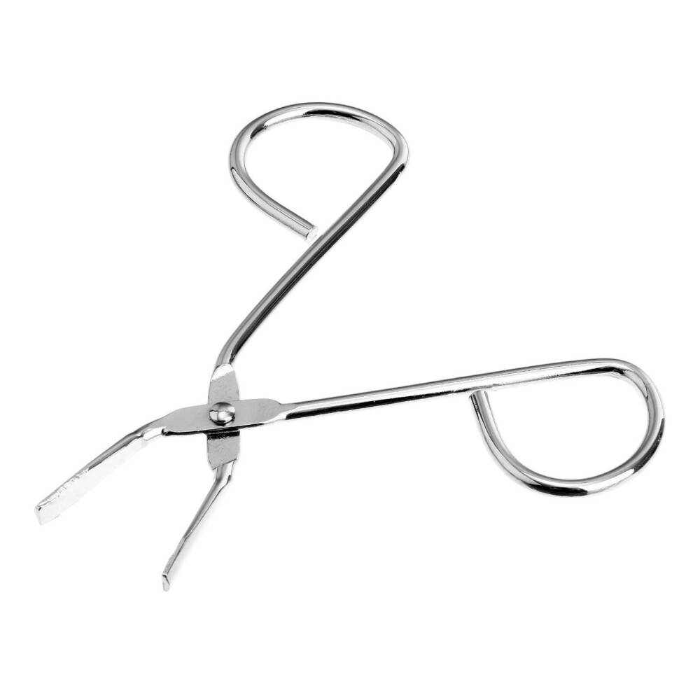 Stainless Steel Pincett I Saxform För Ögonbryn Kvinnor (Silver)