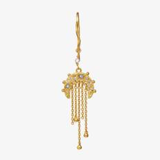 Maanesten Gold Plated Plaoma Single Dropper Earrings 9868A