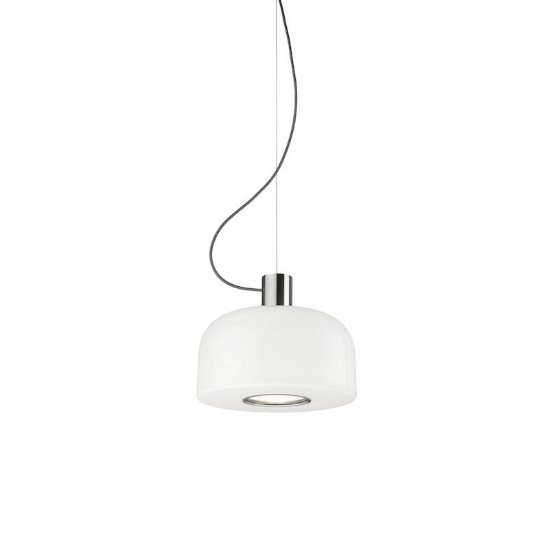 Flos Bellhop Glass S1 taklampa bright aluminium