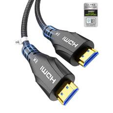 HDMI 2.1 Kabel 3 Meter - 8K Ultra High Speed HDMI Kabel - 48Gbps, 8K 60Hz, 4K 120Hz, Geflochten, eARC, ARC, HDCP 2.2 2.3 - Kompatibel mit PS5, Monitor3.3, UHD TV Apple Sony LG Samsung