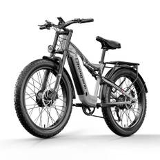 El-cykler Shengmilo S600 2000W Motor 26 Tommer Elektrisk Mountainbike 3.0 Fat Tire Fuld affjedring 48V 17.5AH Batteri 45KM/H Off-Road Elcykel