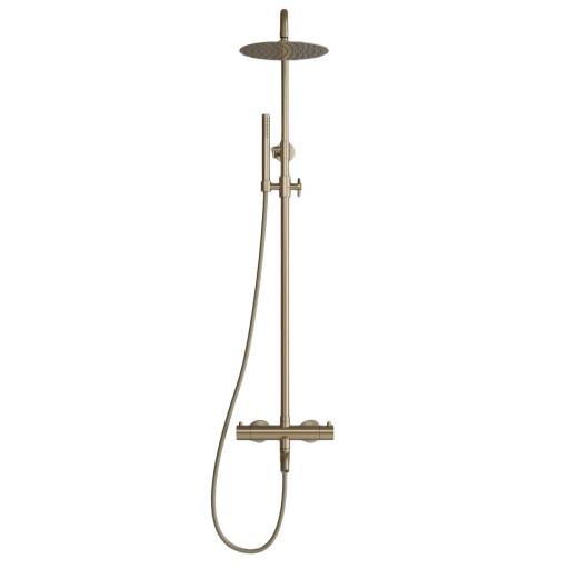 Scandtap Steel Pleasure 3 huvuddusch, champagnefärgad