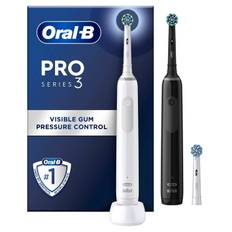 Oral-B Elektrisk tandbørste Oral-B Pro 3 Duo Black/White