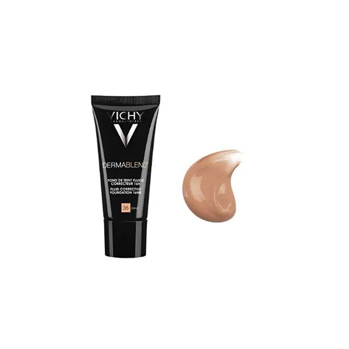 Vichy Dermablend Fondotinta Correttivo 16H 35 Sabbia 30 ml — Fondotinta