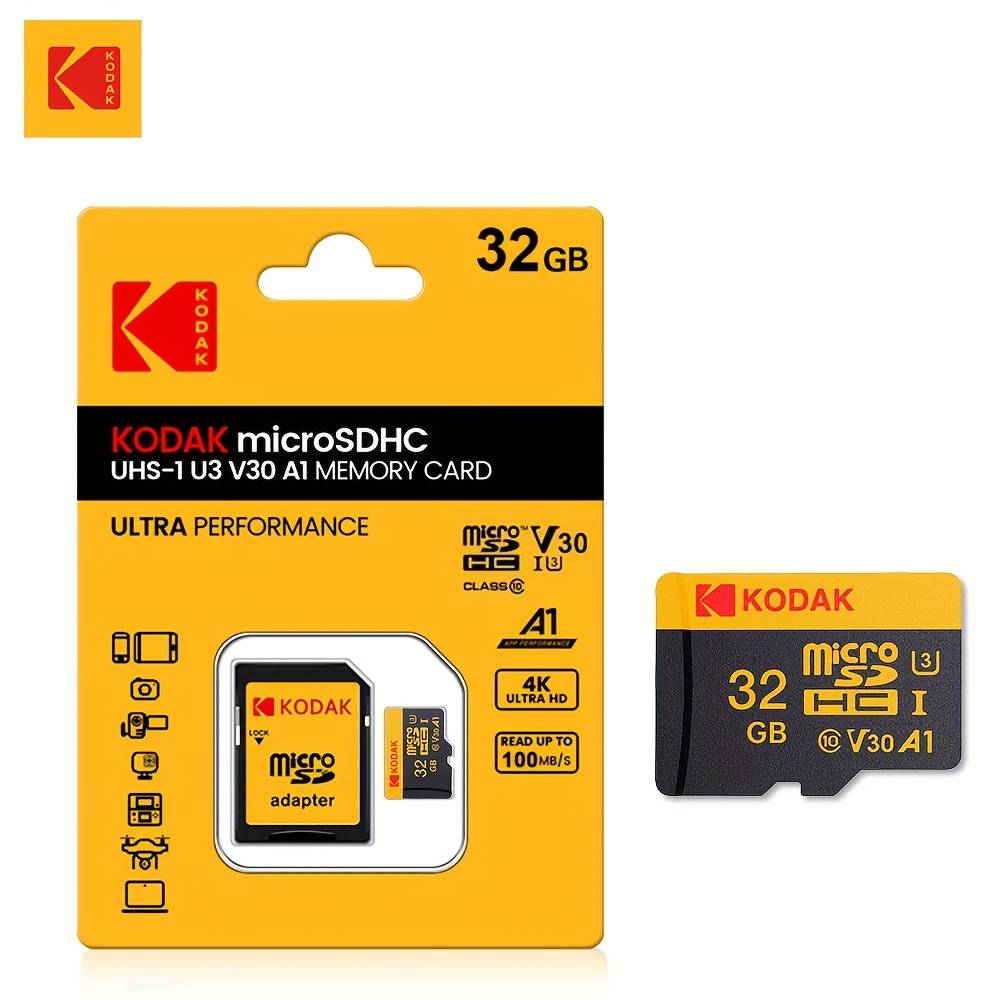 TEMU Kodak Micro Sd Card Memory Card Class 10 32gb 64gb 128gb U3 4k High Speed Cartao De Memoria Flash Memory Tf C10