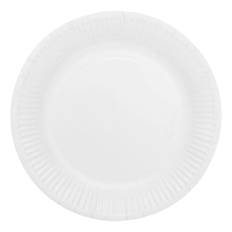 Papperstallrikar Vita - 8-pack
