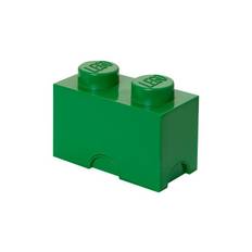 LEGO Storage Brick 2 - opbevaringsboks - mørkegrøn