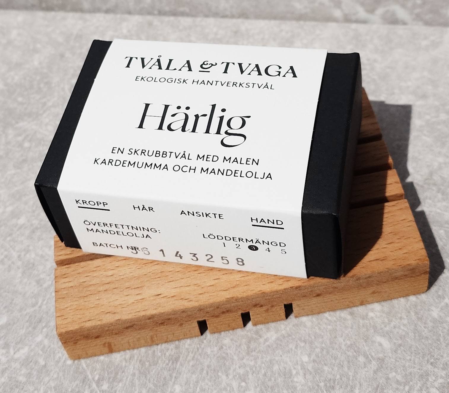 Ekologisk Tvål & Schampobar Härlig från Tvåla & Tvaga - 120g
