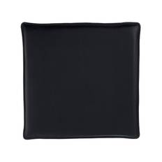 Universal hynde 40x40 cm i sort læder uden knapper