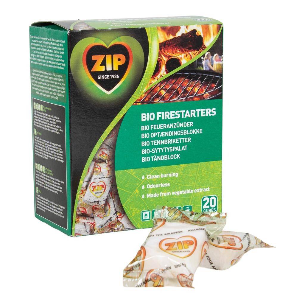 Optændingsblokke ZIP BIO, 20 stk.