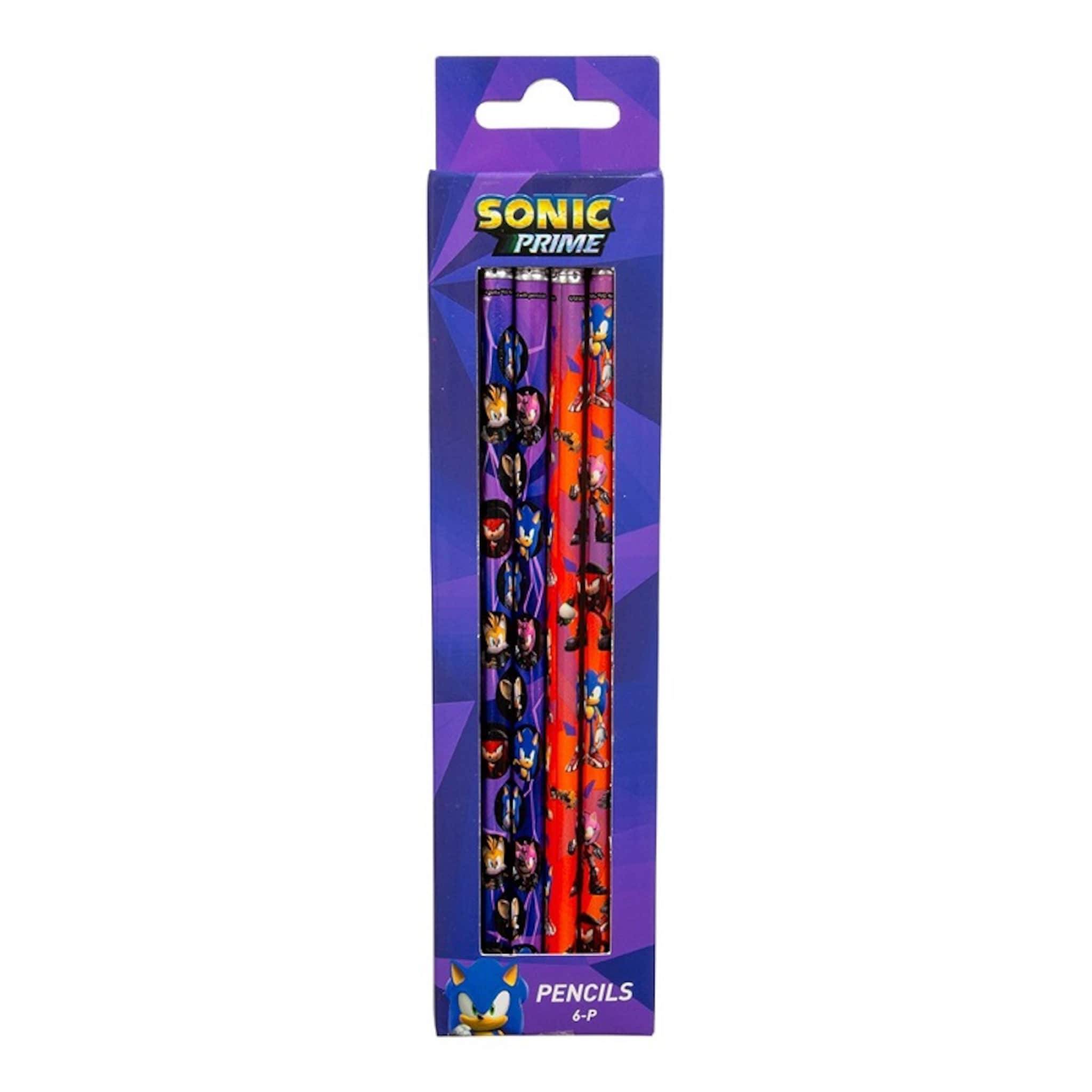 Sonic the Hedgehog - Blyertspennor 6-pack