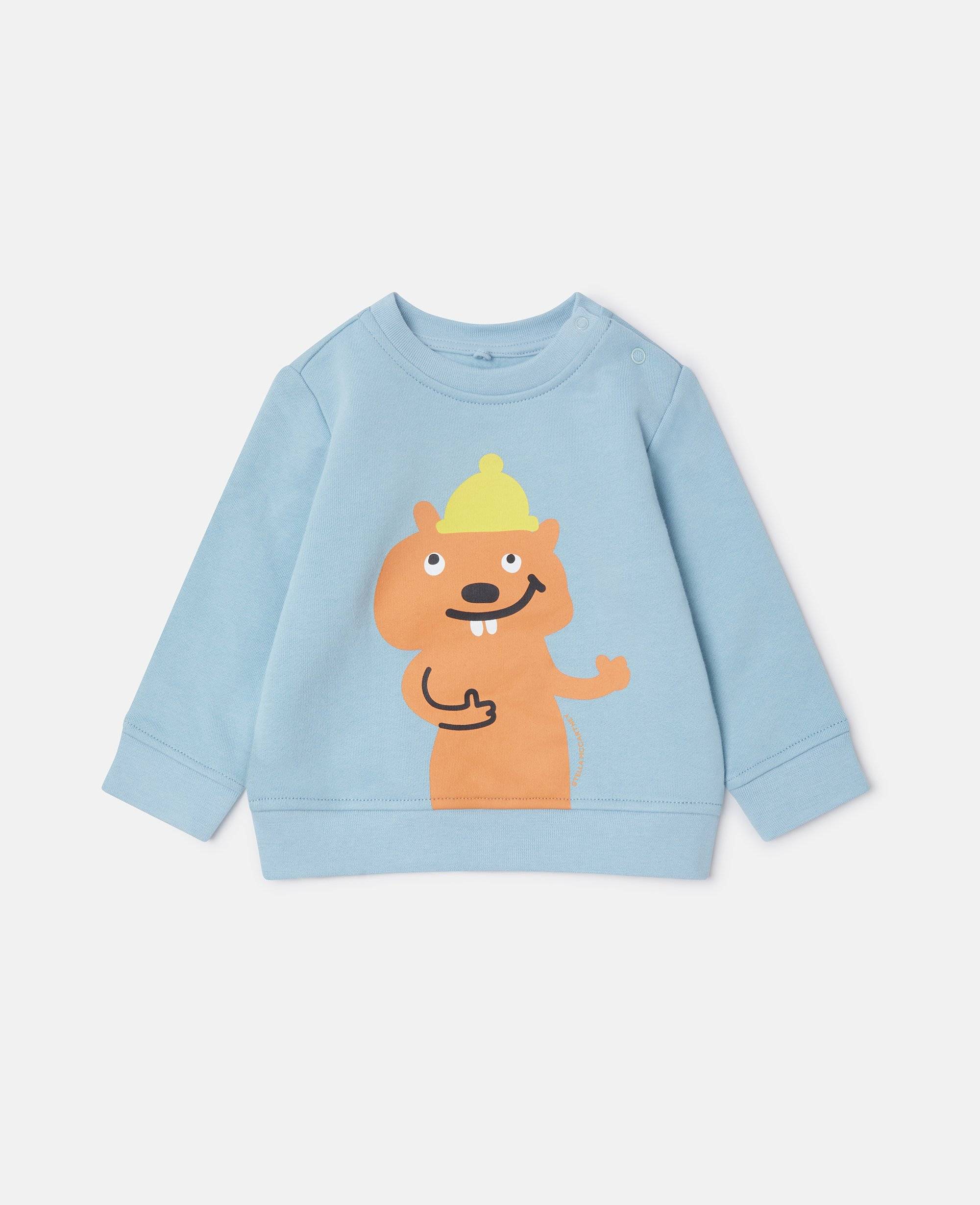 Stella McCartney - Squirrel Graphic Crewneck Sweatshirt, , Size: 24m