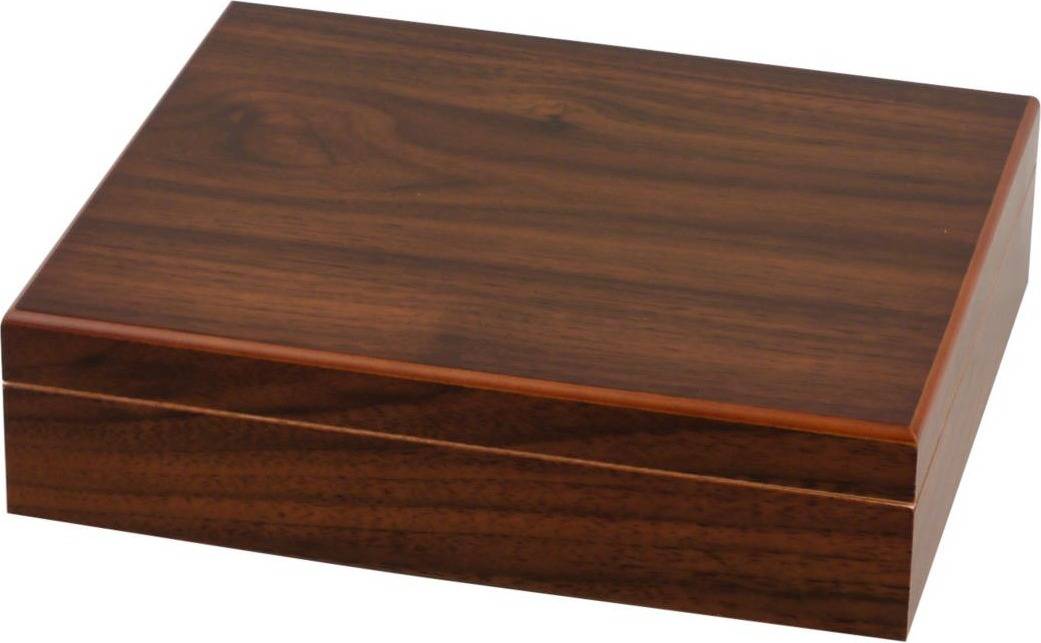Humidor i Walnut-dekor (20 Cigarer)