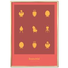 Brainchild – Plakat –Designikoner – Rød