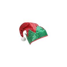 Jule Elf Hat Pailletter Elf Cap Cosplay Elf Hovedbeklædning Halloween Dværg Kostume Gave Til Voksne