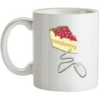 Raspberry Pie mug.