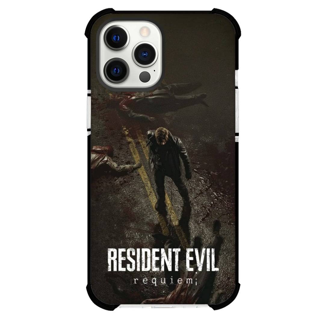Resident Evil Requiem Leon Scott Kennedy Phone Case For iPhone Samsung Galaxy Pixel OnePlus Vivo Xiaomi Asus Sony Motorola Nokia - Leon Scott Kennedy Zombies Background Poster