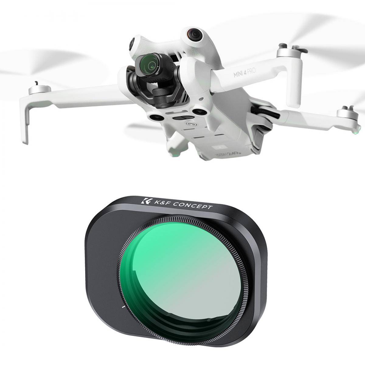 KENTFAITH CPL Filter Compatible with DJI Mini 4 Pro, CPL Polarizer Filter, Secure Attach / Multi Coated HD Optical Glass / Lightweight Frame