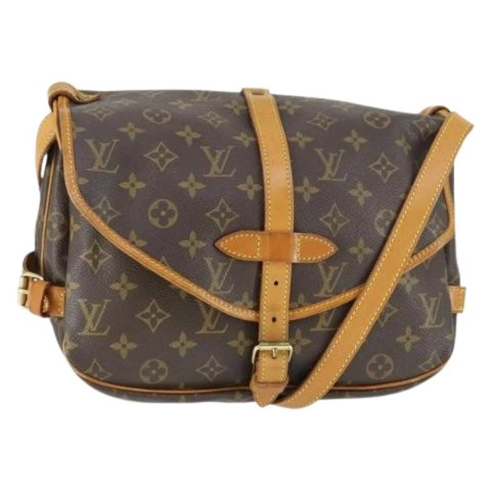 Louis Vuitton Vintage Pre-owned Vintage Canvas Crossbody Taske - Vintage - Dame - Brun - ONE SIZE -
