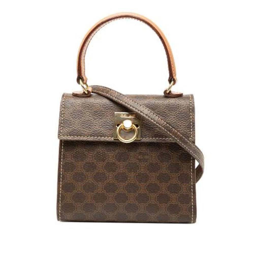 Celine Vintage Pre-owned Mini Satchel - Vintage - Dame - Brun - ONE SIZE - Uld