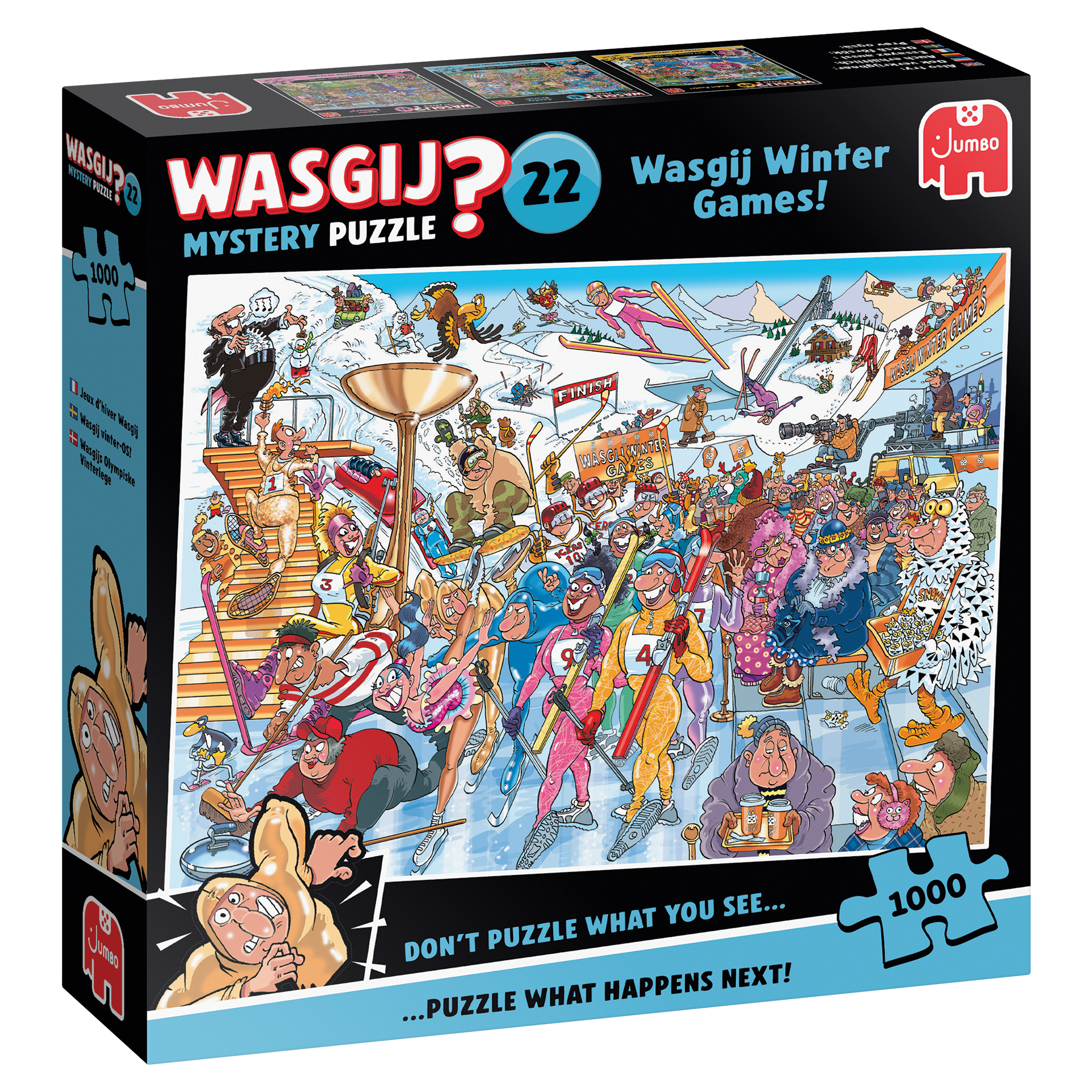 Wasgij Mystery 22 Winter Games Pussel 1000 Bitar