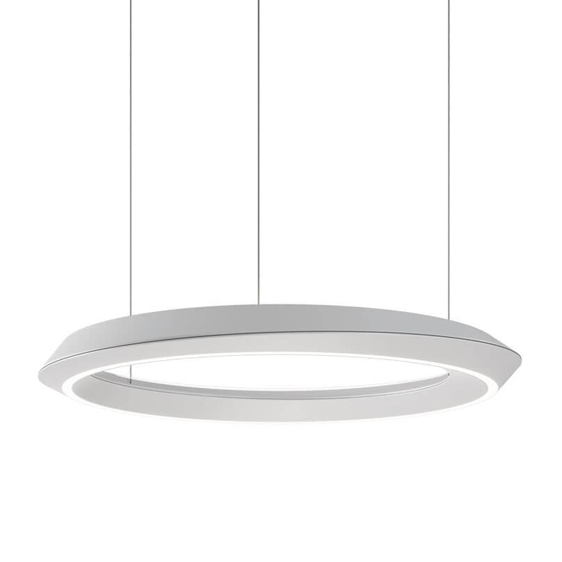 Tidal pendel fra Lodes - Variabel 10-150 cm / Mat hvid / Mat sort