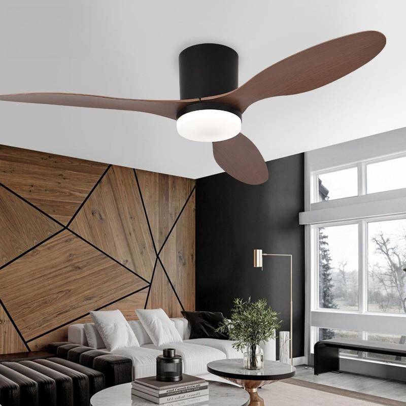 25/42/52 tum Smart Elektrisk Takfläkt med Ljus Hushåll Steglös Dimning LED-Belysning Fläkt DC-Motor Tyst Fläktlampa