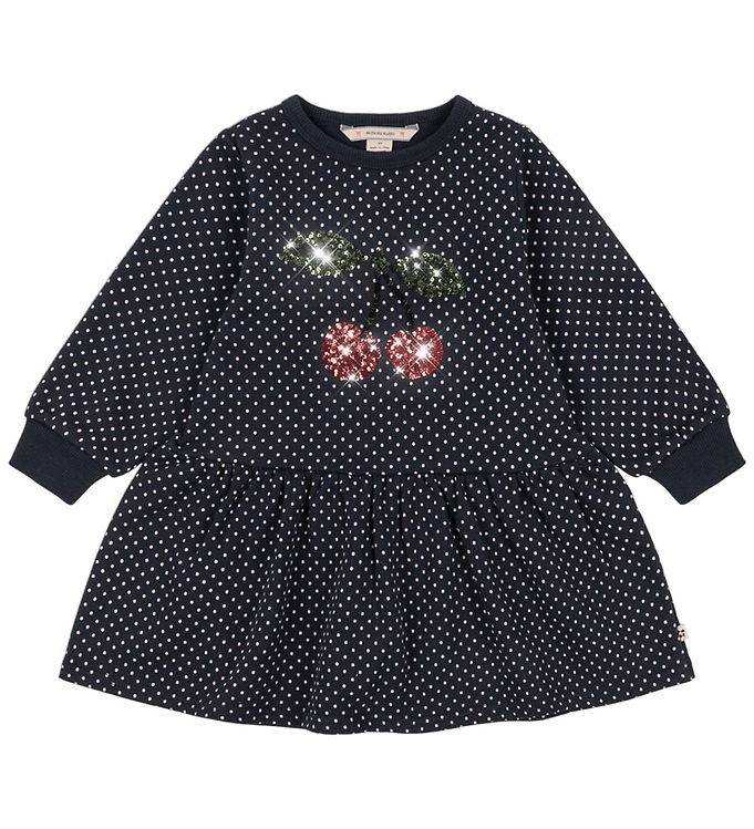 Konges Sløjd Sweatkjole - Lou - Dot Tout Petite m. Pailletter - Konges Sløjd - 7-8 år (122-128) - Kjole