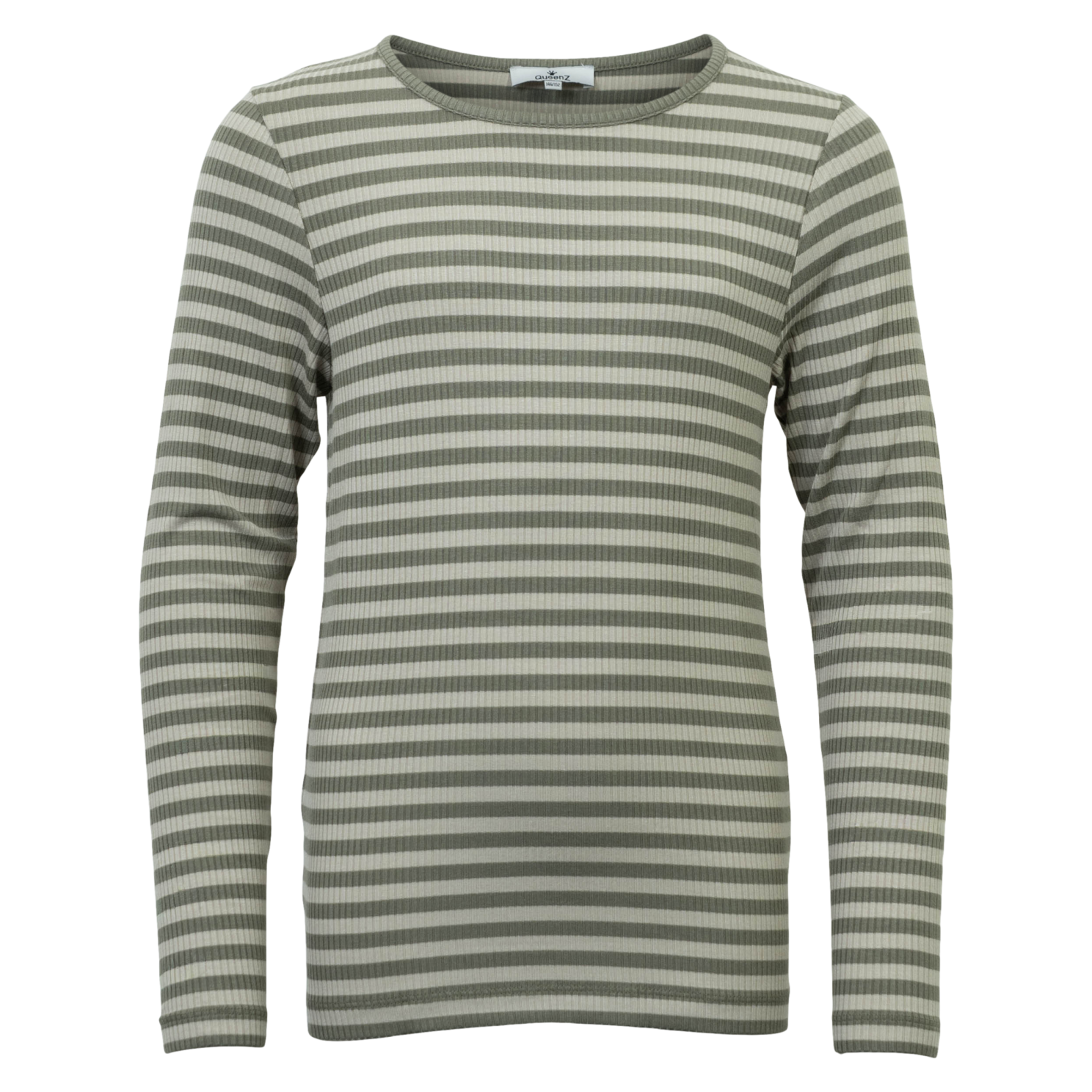 Queenz Rosita Pige Langærmet t-shirt - Vetiver - 158/164