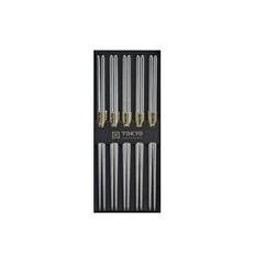 Tokyo Design Studio Stainless Steel Chopstick Set 5 set. - Sushi spisepinde