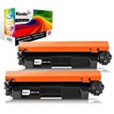 Koala 2-pack 17A CF217A svart kompatibel tonerkassett som ersättning för HP 17A CF217A svart toner för HP Laserjet Pro MFP M130nw Laserjet Pro MFP M130fw M130fn Laserjet Pro M102w M102a MFP M130a