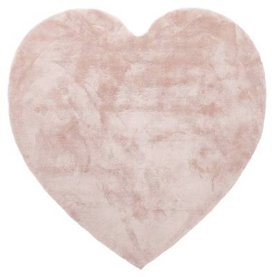 Barnmatta - Aranga Super Soft Heart (rosa) (Storlek: Ø 160 cm)