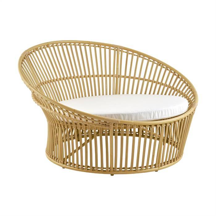 Sika Design Olympia Nest Exterior - Naturel, B450 white - inkl. sædehynde Quick Dry - B450-White