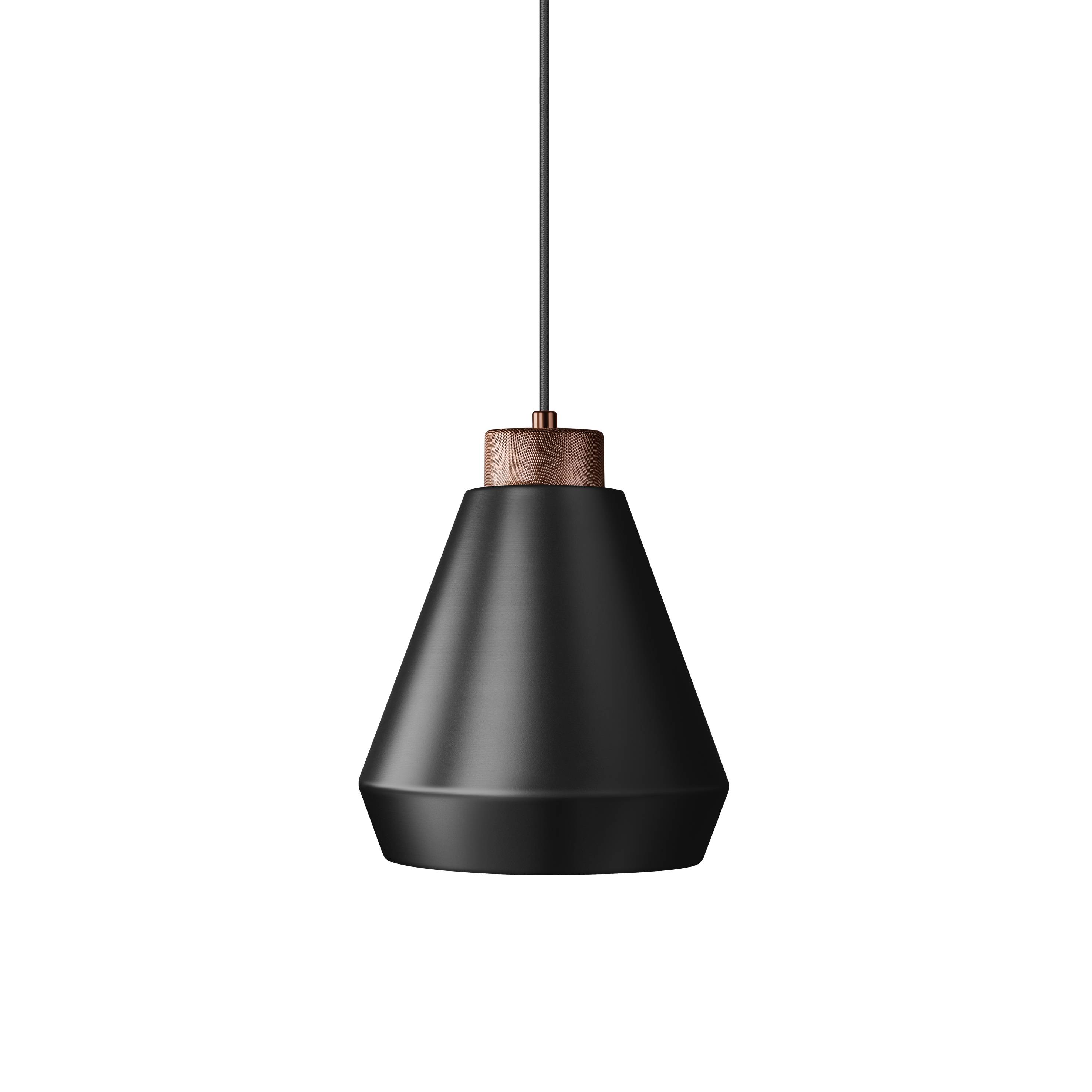 Edge Pendel - Medium - Mat Sort/Bronze - Herstal - Udstillingsmodel