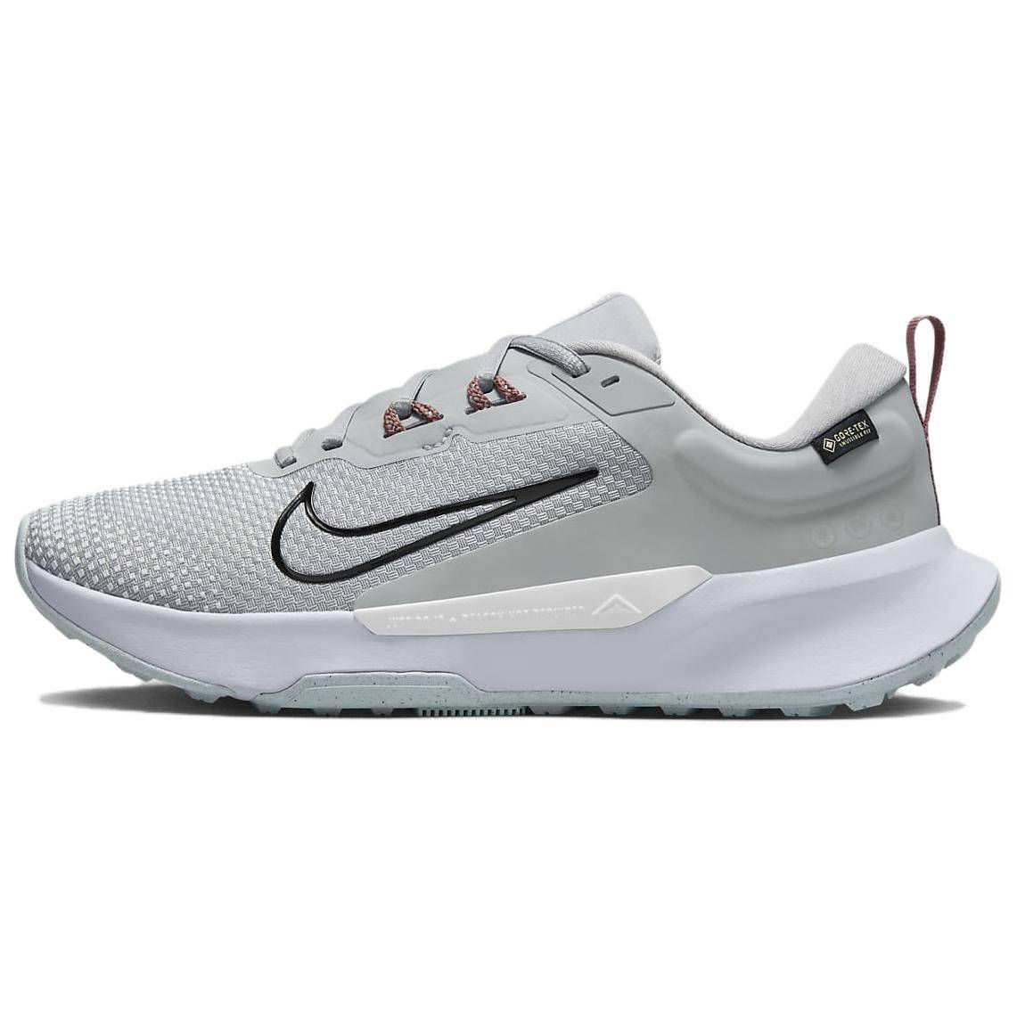 Nike Juniper Trail 2 Gore Tex Ljus Rökgrå Fotbollsgrå Glaciärblå Svart Damsneakers FB2065-005 cm grå färg