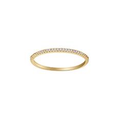 Nordahl - 14 karat guld alliancering med 0.05ct diamanter - 10101050500