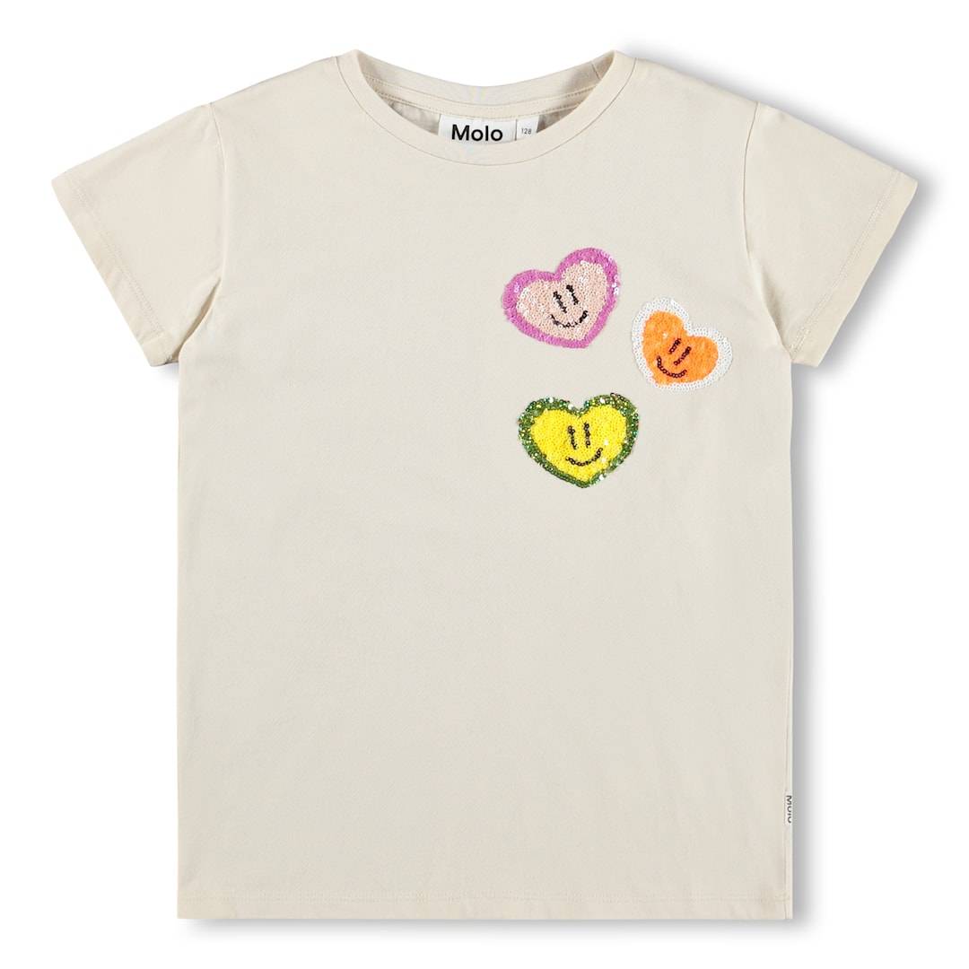 Molo GOTS Ranva Tee Summer Sand Summer Sand 128 cm Creme 128 cm Piger
