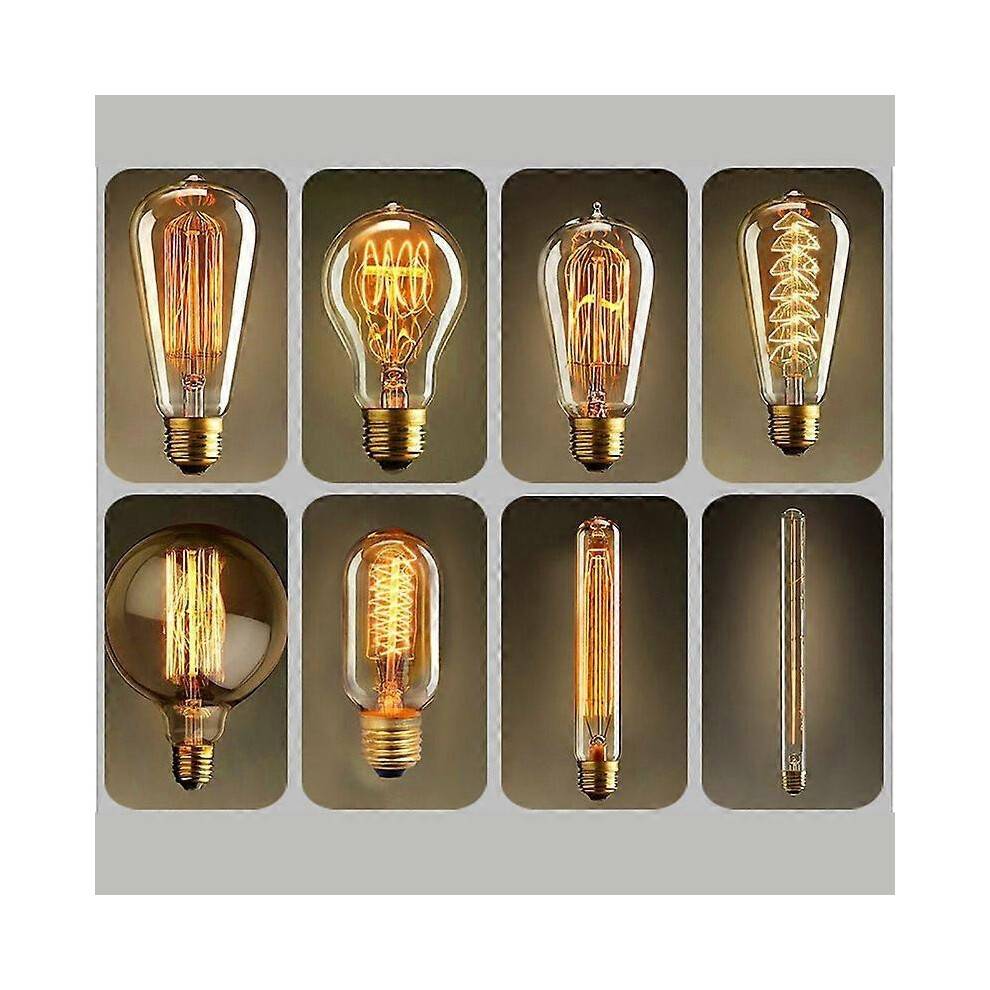 (ST64 Star) Dimmable Edison Light Bulb E27 40W 220V Retro Vintage Edison Light Bulb Light Bulbs Vintage Edison Bulb