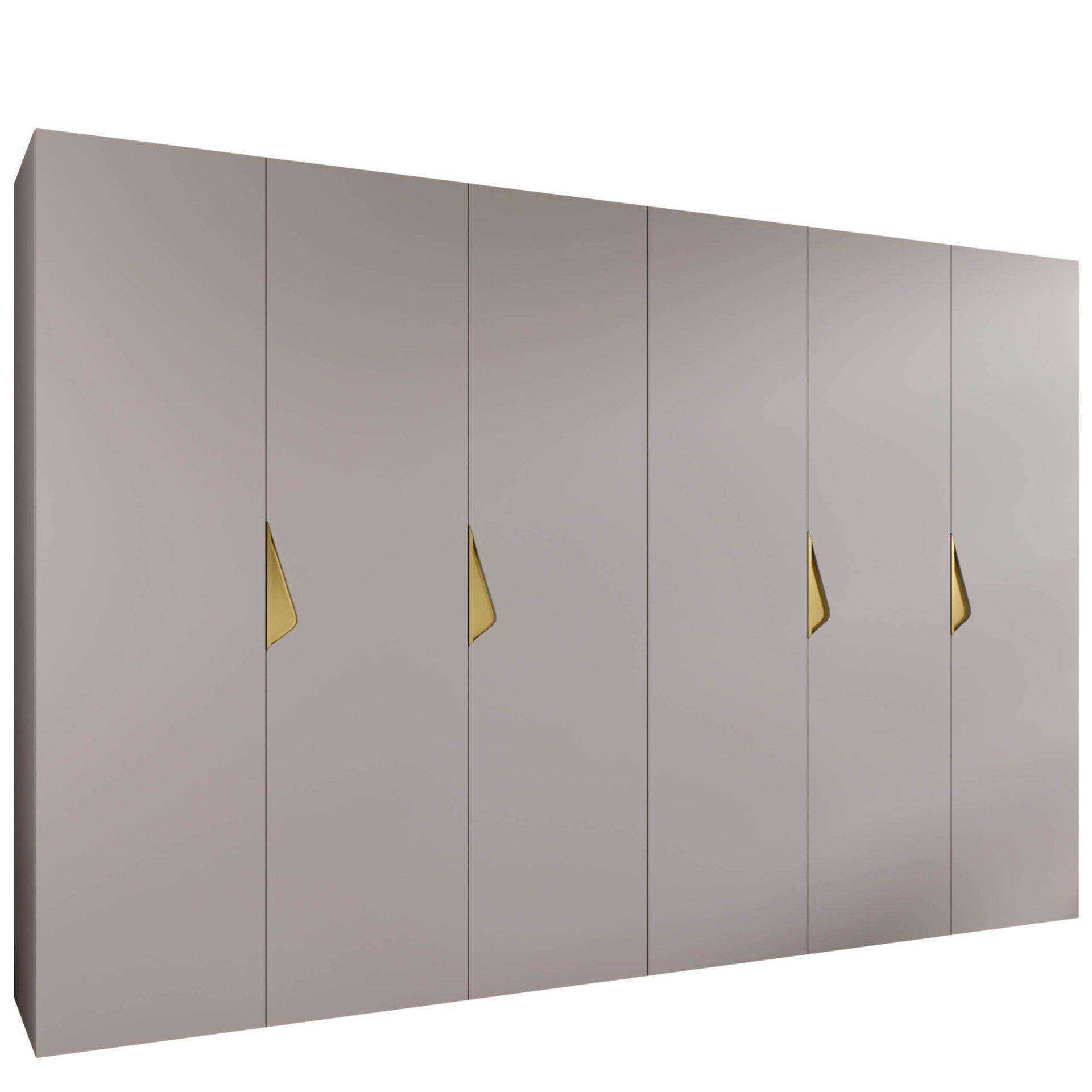 Tensa Garderob 300 cm - Cashmere, guld Klädskåp & fristående garderob Beige,Guld
