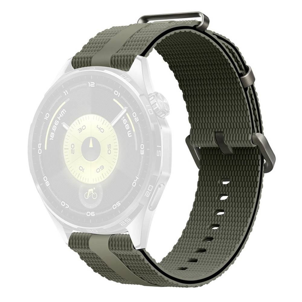 Samsung Galaxy Watch7 /6 /5 / FE - 44/40mm - Sports silikone rem 20mm - til håndled 130mm-210mm - Grøn