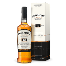 Whisky - Bowmore 12 års, 0,7 L, 40%