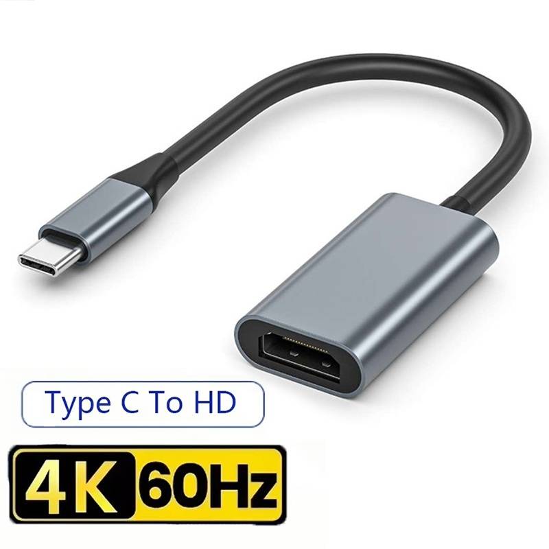 4K 30Hz USB C to HDTV Cable Adapter 2K USB Type C Male to HDTV Female Converter Cable For Phone MacBook iPad Laptop Accessories
