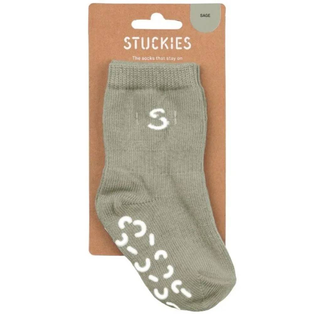 STUCKIES Strumpor i bomull Sage 1-pack 25/27